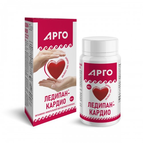 Купить Витаминно-минеральный обогащенный комплекс Ледипан-кардио, капсулы, 60 шт  г. Ульяновск  